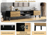 175*39.5*53cm TV cabinet, TV board, TV console with 2 cabinets and open storage space, TV table, TV N605P417177N