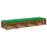 4-Piece Seat Cushions SOEST 4 pcs 100% Polyester Green 944742