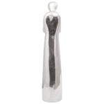 ZNTS Sculpture Silver 10x16x49 cm Aluminium 42000135