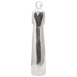 ZNTS Sculpture Silver 10x16x49 cm Aluminium 42000135