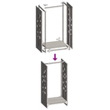 Firewood Rack Black 40x30x80 cm Cold-rolled steel 864219