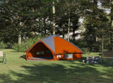 Teepee Tent 4-Person Grey and Orange 388 x 320 x 169 cm 42004076