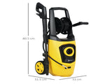 1800W High Pressure Washer, 150 Bar Pressure, 510 L/h Flow, High-Performance Portable Power Washer T3398P377620