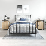 Bedside Cabinets 2 pcs Sonoma Oak 40x42x60 cm Engineered Wood 825866