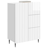 Sideboard High Gloss White 66 x 34.5 x 91.5 cm Engineered Wood 894399