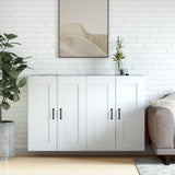 Wall Mounted Cabinets 2 pcs White Engineered Wood 3197985