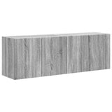 TV Wall Cabinet 2 pcs Grey Sonoma 59.5 x 31 x 40 cm 892342