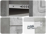 Wall-Mounted Bedside Cabinet Concrete Grey 34.5 x 33 x 40 cm 899321
