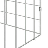 Rabbit Cage Silver 600 x 78 x 78 cm Galvanised Steel 42019235