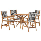 5 Piece Garden Dining Set Solid Wood Acacia 3283572