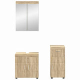 Bathroom Furniture Set TULUM 3 pcs Sonoma Oak 60 x 34 x 63 cm 3398026