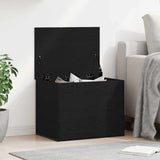 Storage Box Black oak 60 x 42 x 46 cm Engineered Wood 862290