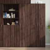 Highboard Brown Oak 50x42.5x185 cm Engineered Wood 3281419