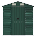 Garden Shed Green 191x215x198 cm Galvanised Steel 3188232