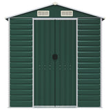 Garden Shed Green 191x215x198 cm Galvanised Steel 3188232