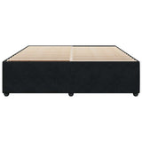 Bed Frame without Mattress Black Super King Velvet 3285047