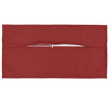 Cushion Cover 12 pcs HOUTEN Wine Red 40 x 80 cm Polyester 918321