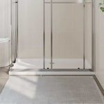 ZNTS Rectangular ABS Shower Base Tray White 70x120 cm 148905