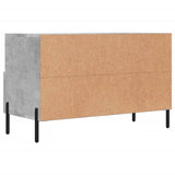 TV Cabinet Concrete Grey 80x36x50 cm Engineered Wood 828984