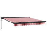 Awning Red and White 300 x 250 x 165 cm Polyester and Aluminium 3329994