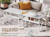 80 cm Drop Leaf Writing Work Desk - White T3398P344184
