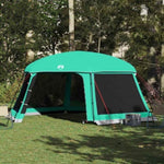 ZNTS Pool Tent with Removable Fly & Mesh Walls Sea Green 618x532 cm 4100629