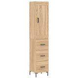 Highboard Sonoma Oak 34.5x34x180 cm Engineered Wood 3200196