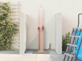 Outdoor Shower 246 cm Solid Douglas Wood and Stainless Steel 886354