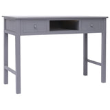 Writing Desk Grey 110x45x76 cm Wood 284156