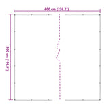 Plant Cover Transparent 5 x 6 m PE 3429284