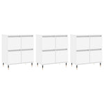 Sideboards 3 pcs White Engineered Wood 3190189