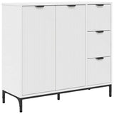 Sideboard with Drawer White 89.5 x 33 x 82 cm Engineered Wood 883454