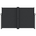 Retractable Side Awning Black 160x1200 cm 4004819
