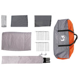 Instant Tent Grey and Orange 524 x 232 x 192 cm 42017492