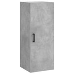 Highboard Concrete Grey 34.5x34x180 cm Engineered Wood 3198853