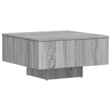 Coffee Table Grey Sonoma 60x60x31.5 cm Engineered Wood 815838