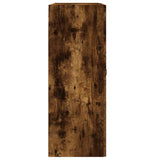Wall Mounted Cabinet Smoked Oak 69.5x34x90 cm Engineered Wood 830377