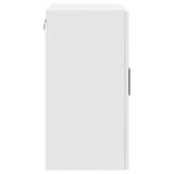 Kitchen Wall Cabinet with Glass Door Porto High Gloss White 854149