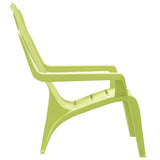 Garden Chairs 2 pcs for Children Green 37x34x44cm PP Wooden Look 364740
