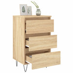 ZNTS Bedside Cabinets 2 pcs Sonoma Oak 40x35x69 cm Engineered Wood 826931