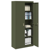 Storage Cabinet Olive Green 90 x 40 x 200 cm Steel 3406176