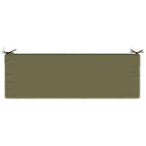 2-Piece Bench Cushions SOEST 2 pcs 100% Polyester Olive Green 950299