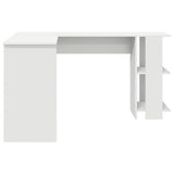 Corner Desk White 140 x 113.5 x 75 cm Engineered Wood 869554