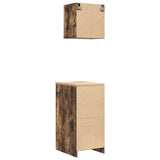 Garage Cabinets 2 pcs Smoked Oak Engineered Wood 3328327