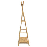 Clothes Rack with Shelf 102x50x190 cm Bamboo 368033