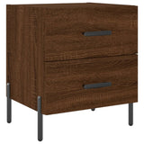 Bedside Cabinets 2 pcs Brown Oak 40x35x47.5 cm Engineered Wood 827339