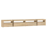 TV Cabinet with LED Lights Sonoma Oak 270x35x40 cm 3152748