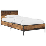 Bed Frame with Headboard Old Wood 80 x 200 cm Engineered Wood 8009109
