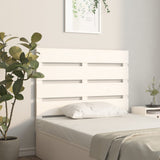 Headboard White 90x3x80 cm Solid Wood Pine 821328