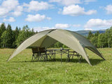 Camping Tent with Rainfly Water-resistant Dome Olive Green 42029006